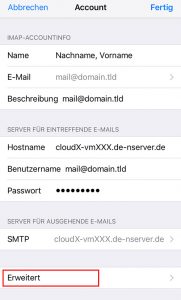 E Mail Konto Einrichten Iphone Ipad Oder Ipod Touch Profihost