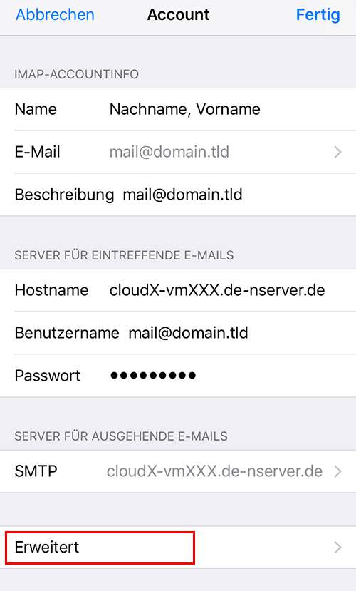 Setting Up Mail On Iphone Ios 11 12 Support One Com